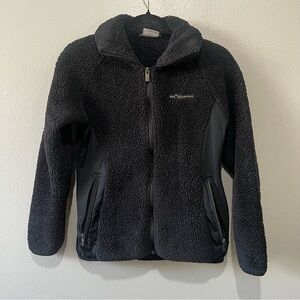 Columbia Black Fleece Jacket Size S